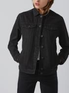 Frank + Oak The Martha Denim Jacket In Black