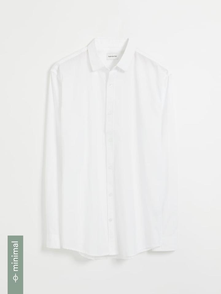 Frank + Oak The Stanley Good Cotton Shirt - White