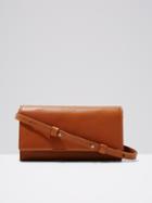 Frank + Oak The Piazza Crossbody Satchel In Tan
