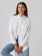 Frank + Oak Cotton-tencel Boyfriend Shirt In Bright White