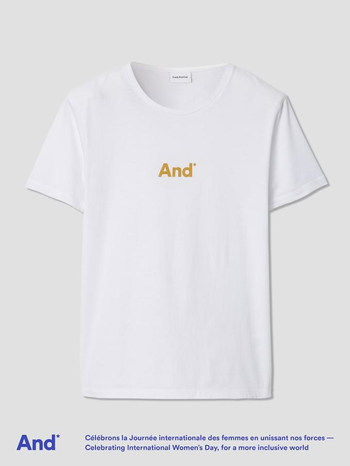 Frank + Oak And Intl. Women's Day Cotton Tee In Bright White