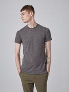 Frank + Oak Sc Drirelease Linen-blend T-shirt In Grey Melange