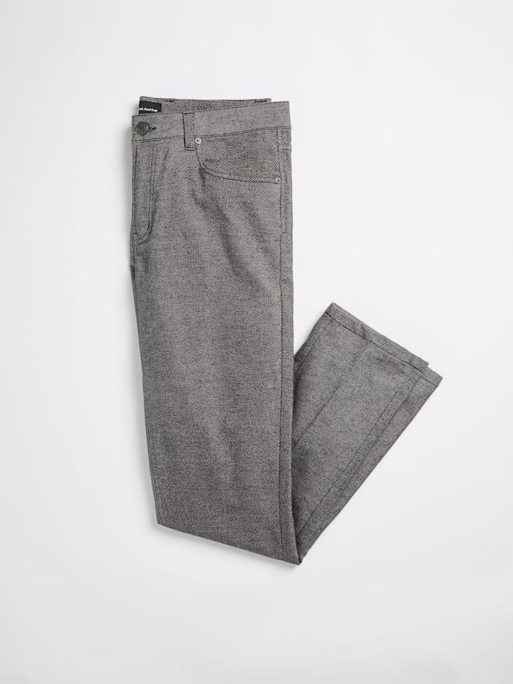 Frank + Oak The Lincoln 5-pocket Twill Trouser - Grey