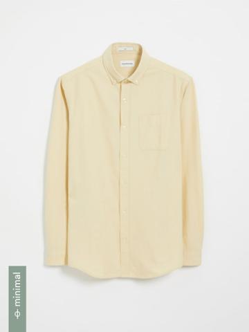 Frank + Oak The Jasper Good Cotton Shirt - Light Yellow