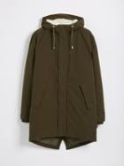 Frank + Oak The Alpine Fishtail Parka With Recycled 3m Thinsulate - Dark Olive