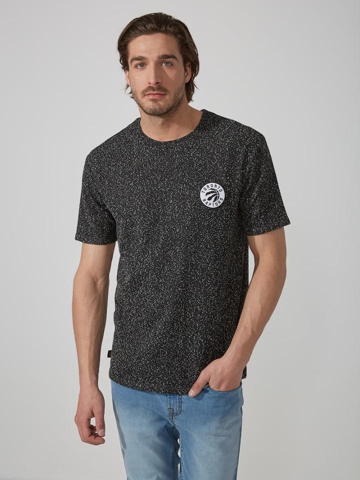 Frank + Oak Toronto Raptors Flecked Drop-shoulder T-shirt