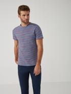 Frank + Oak Striped Knitted-twill Cotton T-shirt
