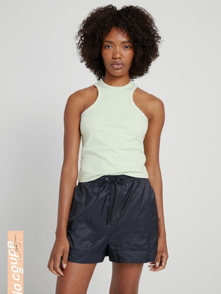 Frank + Oak La Coupe: Racer Cotton Tank Top In Mint