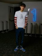 Frank + Oak Mickey Mouse Classic Print T-shirt - White