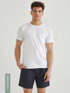 Frank + Oak Loose Fit Organic Cotton-blend T-shirt In White