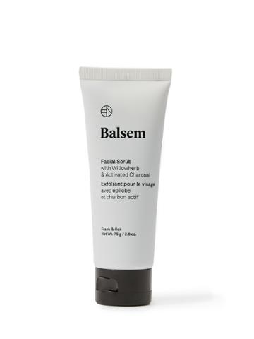 Frank + Oak Balsem Charcoal Face Scrub