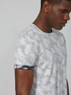 Frank + Oak Reverse Foliage Print T-shirt In Grey