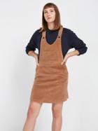 Frank + Oak Corduroy Pinafore In Rawhide