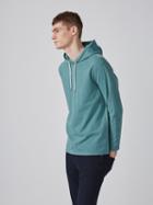 Frank + Oak Long-length French Terry Hoodie In Arctic