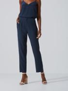 Frank + Oak Pull-on Silk Pant In Dark Saphire