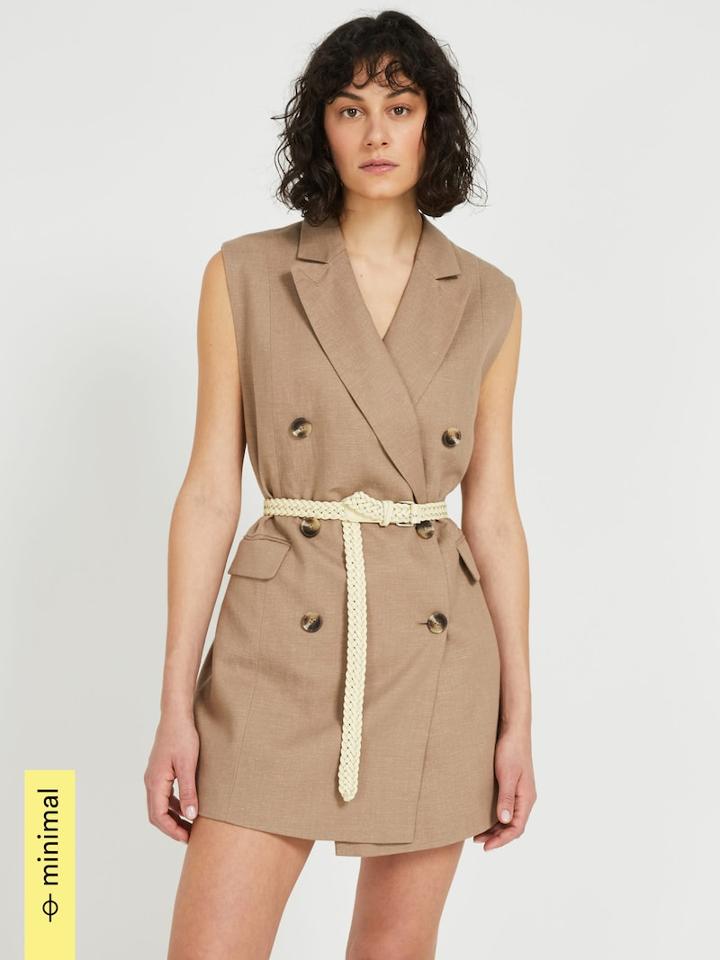 Frank + Oak Atelier Collection: Good Cotton Oversized Sleeveless Blazer