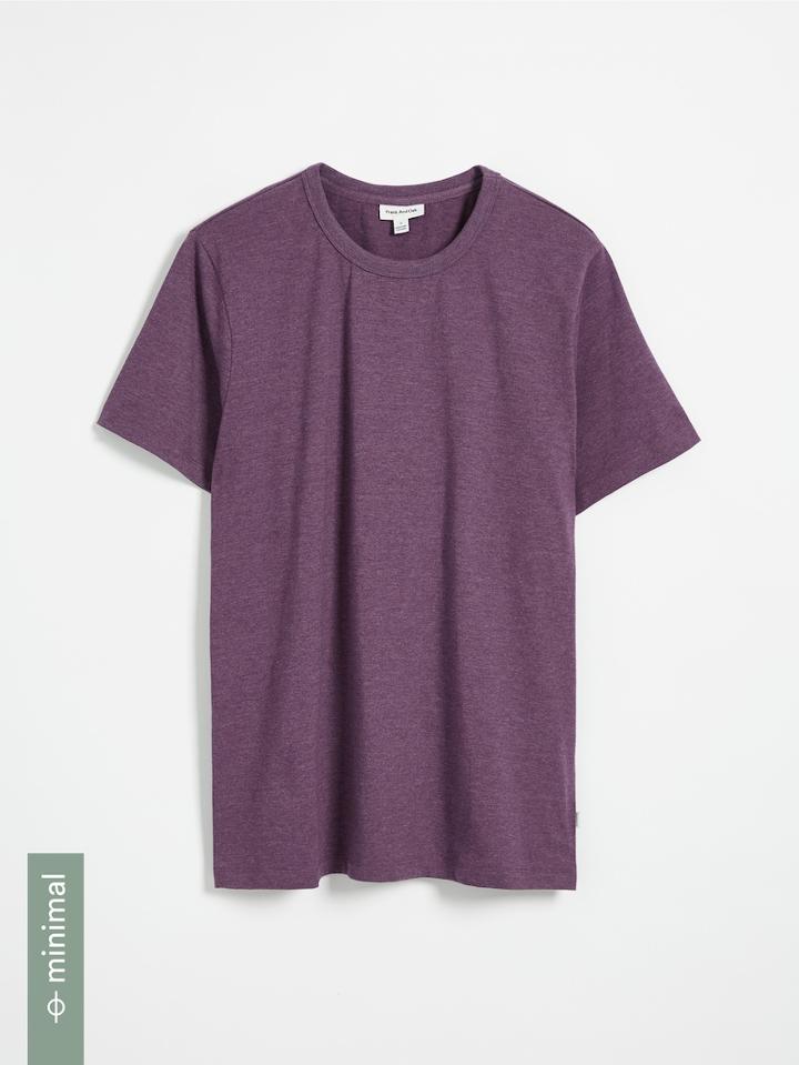 Frank + Oak Minimal 60/40 Jersey T-shirt - Purple