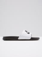 Frank + Oak Nike Benassi Slides In White/black