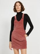 Frank + Oak Corduroy Pinafore In Pale Red