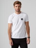 Frank + Oak Mile End Club Embroidered T-shirt In Bright White