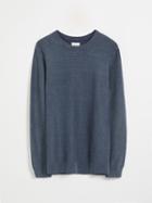 Frank + Oak Linen-cotton Stonewash Sweater - Blue