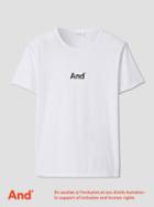 Frank + Oak And Cotton Tee In Grey Melange