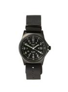 Frank + Oak Mwc G10 Lm 12/24 Cover Non Reflective Pvd Military Watch In Black