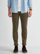 Frank + Oak The Lincoln 5-pocket Twill Pant In Olive Night