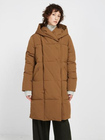Frank + Oak The Hygge Oversized Cocoon Coat With Recycled 3m Thinsulate - Coffee Liqueur