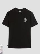 Frank + Oak Cleveland Cavaliers Tonal-striped Velvet T-shirt In Black