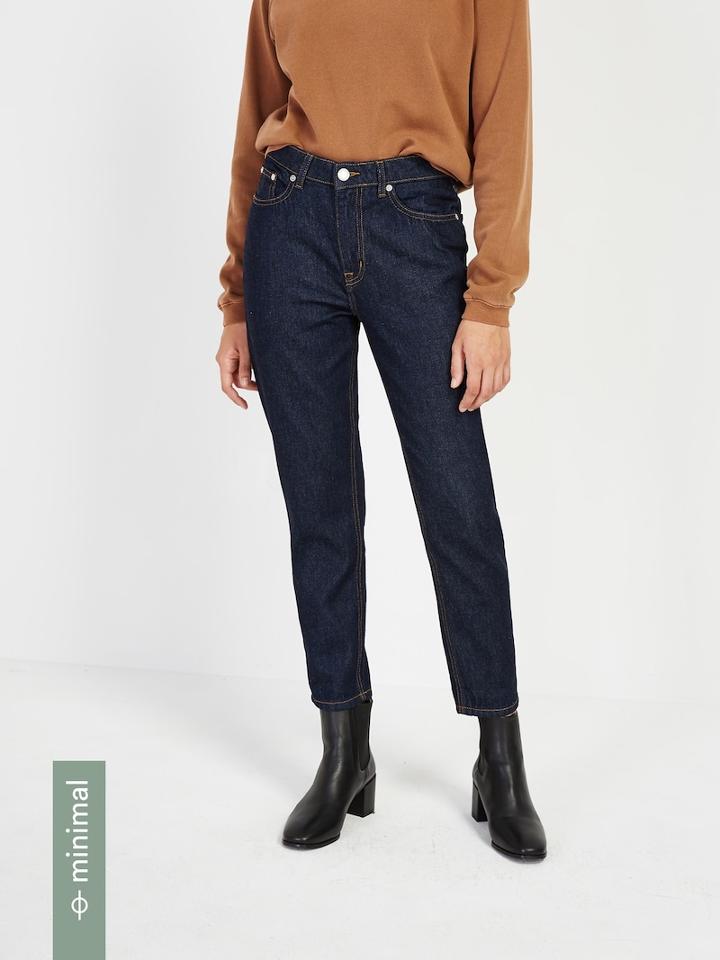 Frank + Oak The Billie Boyfriend Jean In Dark Rinse
