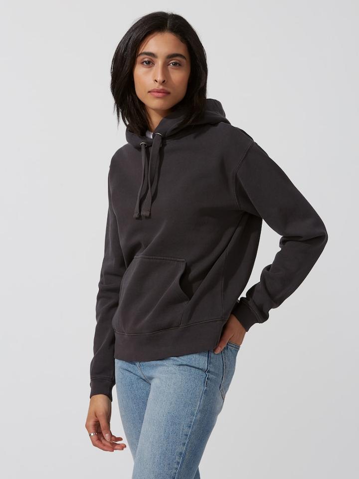 Frank + Oak The Gym Hoodie In Vintage Black
