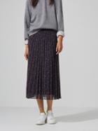 Frank + Oak Pleated Chiffon Skirt In Graphite