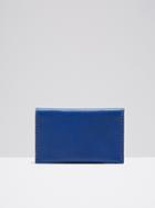 Frank + Oak Leather Bifold Wallet In Cobalt