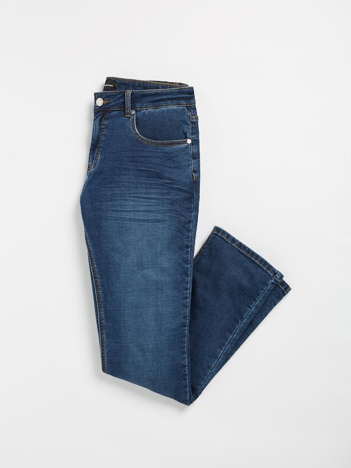 Frank + Oak The Dylan Slim-stretch French Terry Jean - Washed Dark Indigo