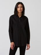 Frank + Oak Oversized Cotton-poplin Shirt In True Black
