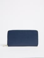 Frank + Oak Leather Wallet - Dark Blue
