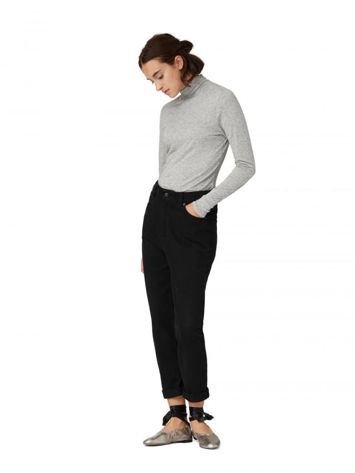 Frank + Oak The Alex Turtleneck In Grey Heather