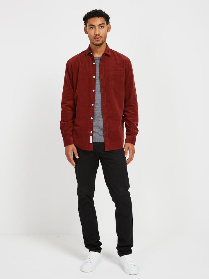 Frank + Oak Machine Washable Merino Sweater In Dark Concrete Heather
