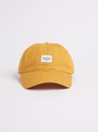 Frank + Oak Washed Cotton Cap In Yellow