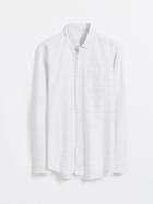 Frank + Oak The Jasper Oxford Shirt In Bright White