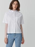 Frank + Oak Midi Oxford Shirt In Bright White