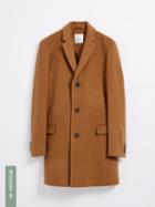 Frank + Oak The Lawrence Recycled-wool-blend Topcoat - Camel