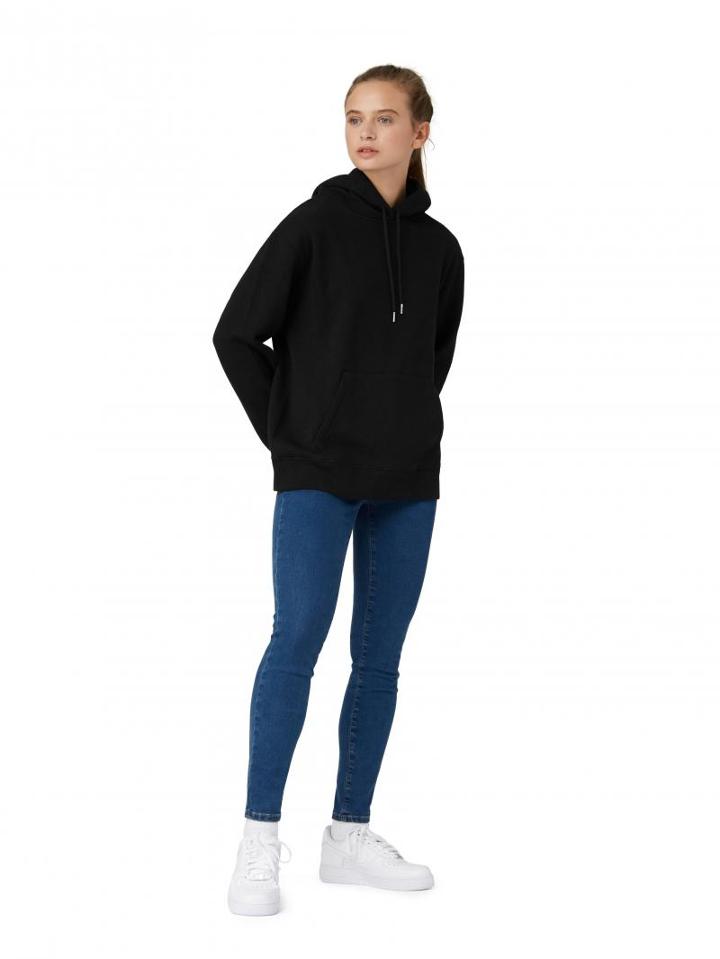 Frank + Oak The Gym Fleece Hoodie In Black