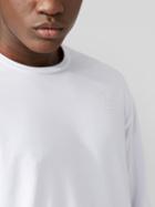 Frank + Oak Sc Drirelease&reg; Long-sleeve Logo T-shirt In Bright White