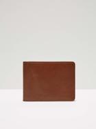 Frank + Oak Leather Bill Fold Wallet In Brown
