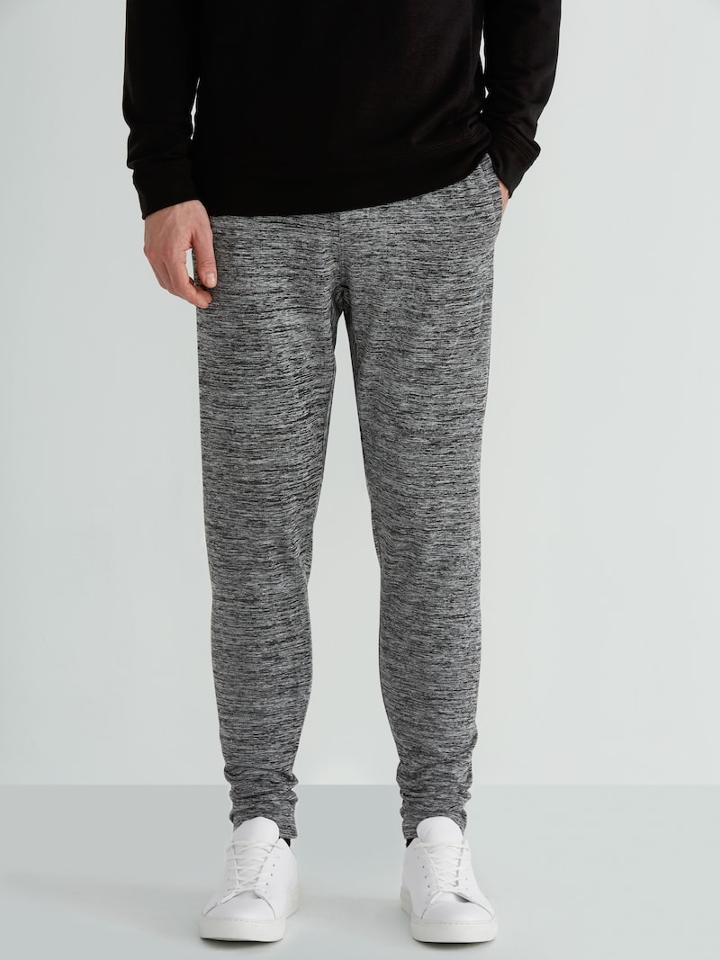 Frank + Oak Drirelease French Terry Jogger In Grey Melange