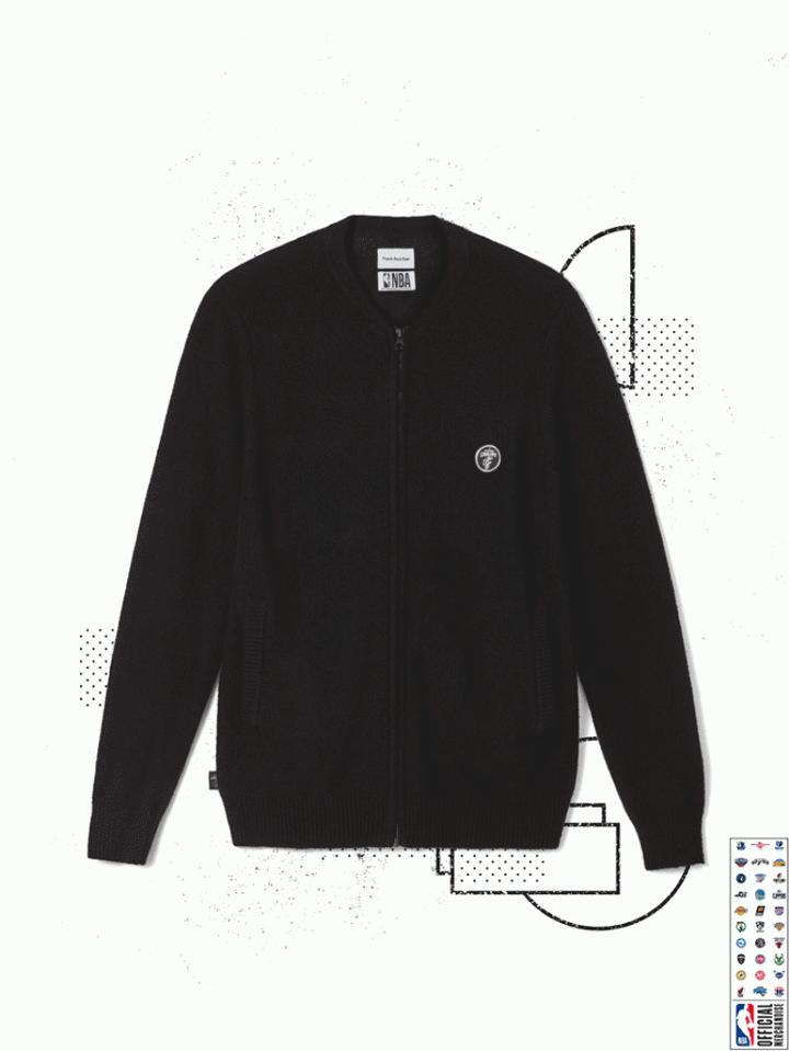 Frank + Oak Cleveland Cavaliers Boucl Bomber In True Black