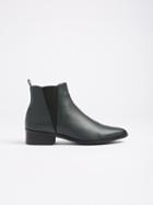 Frank + Oak The Palace Chelsea Boot In Green Leather
