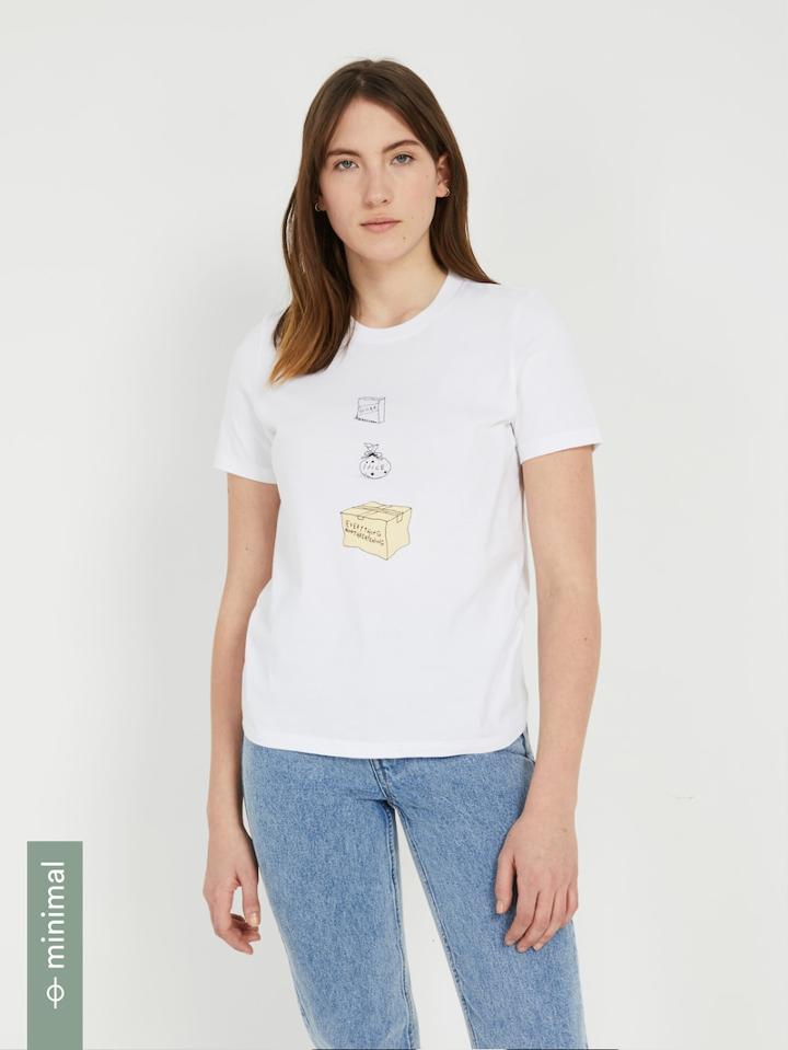 Frank + Oak Liana Finck Non-threatening Organic Cotton T-shirt
